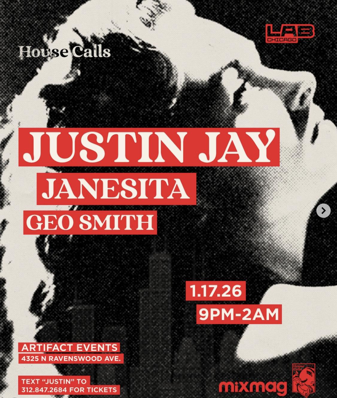 House Calls X Mixmag Lab Chicago: Justin Jay