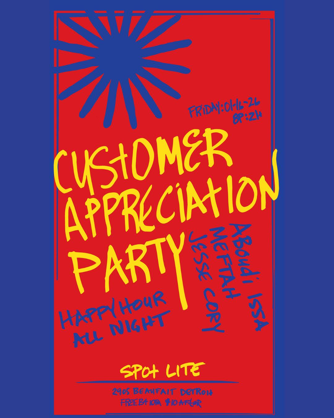 Customer Appreciation Party