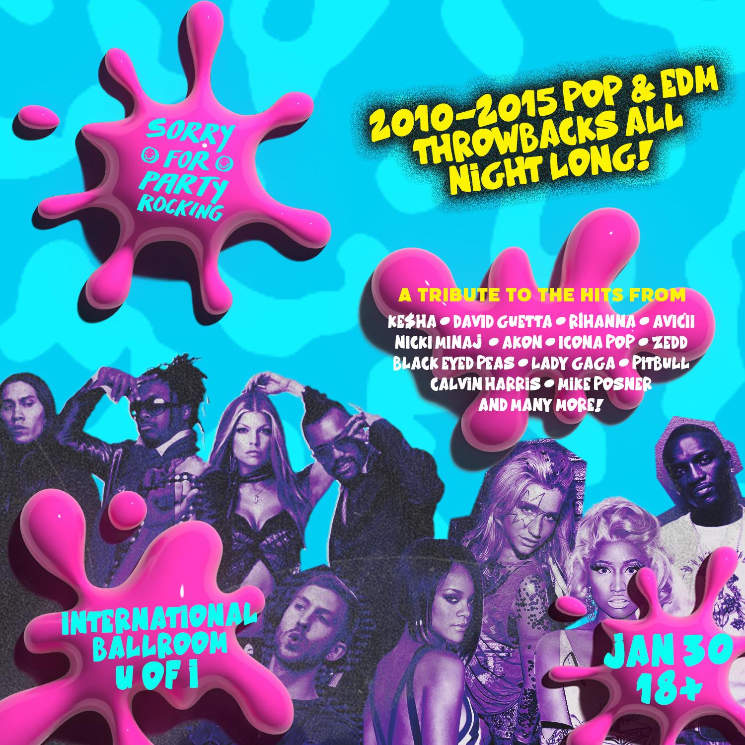 Sorry For Party Rocking (2010-2015 Pop & Edm All Night Long!)