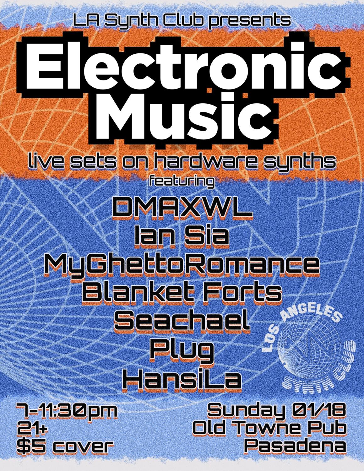 La Synth Club Presents Electronic Music