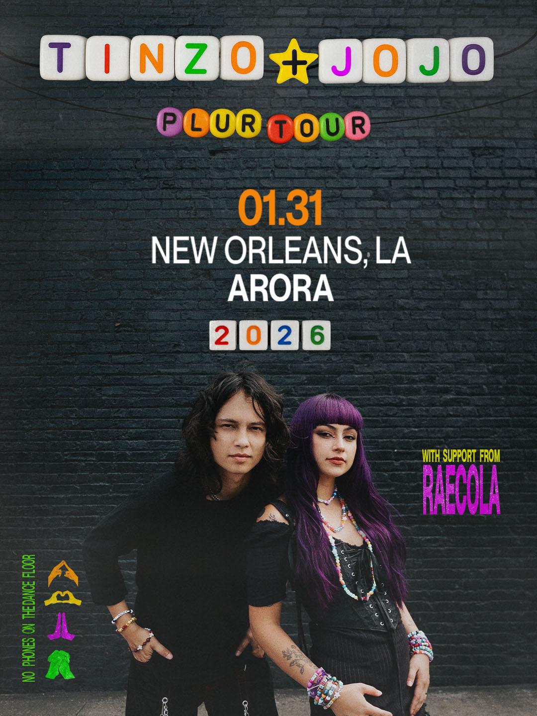 Tinzo + Jojo From Book Club Radio (Plur Tour)