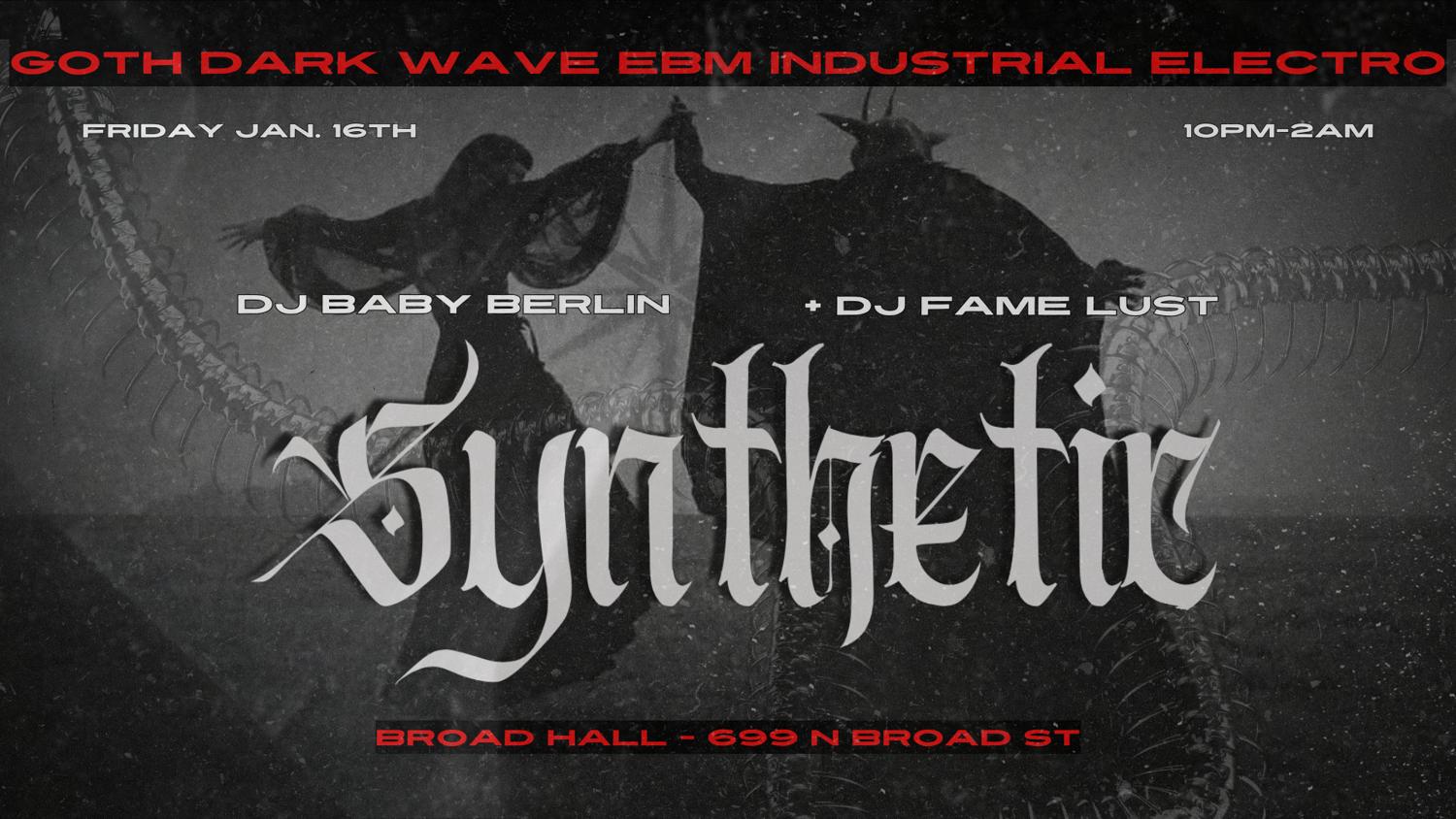 Synthetic - Goth Electro Industrial Dark Wave Ebm Party