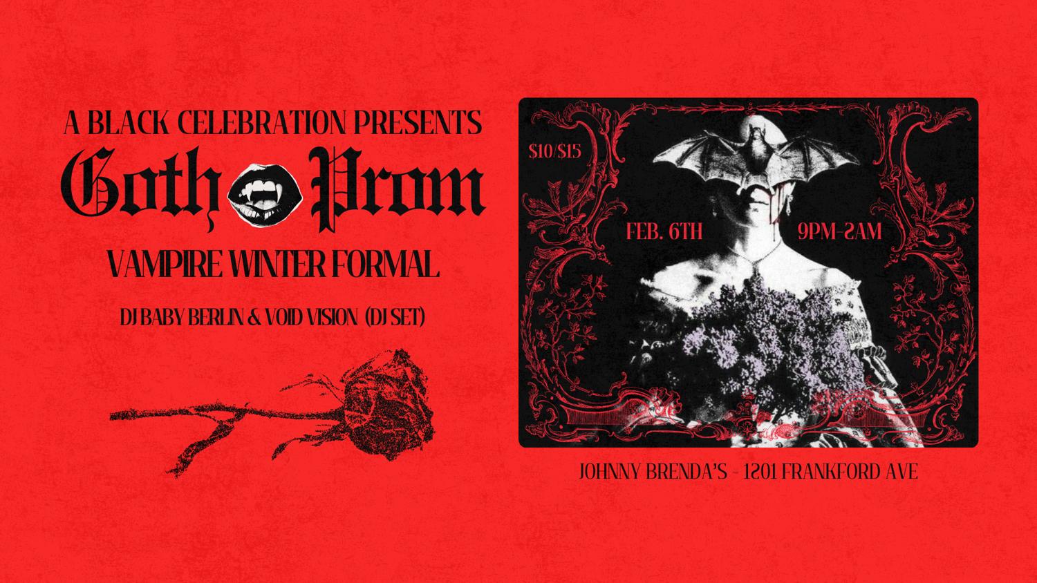 A Black Celebration - Goth Prom - Vampire Winter Formal At Jb'S