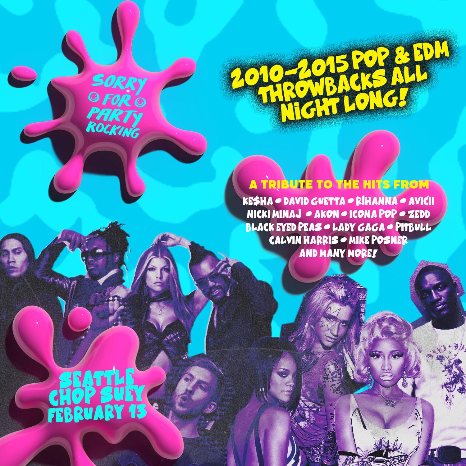 Sorry For Party Rocking (2010-2015 Pop & Edm All Night Long!)