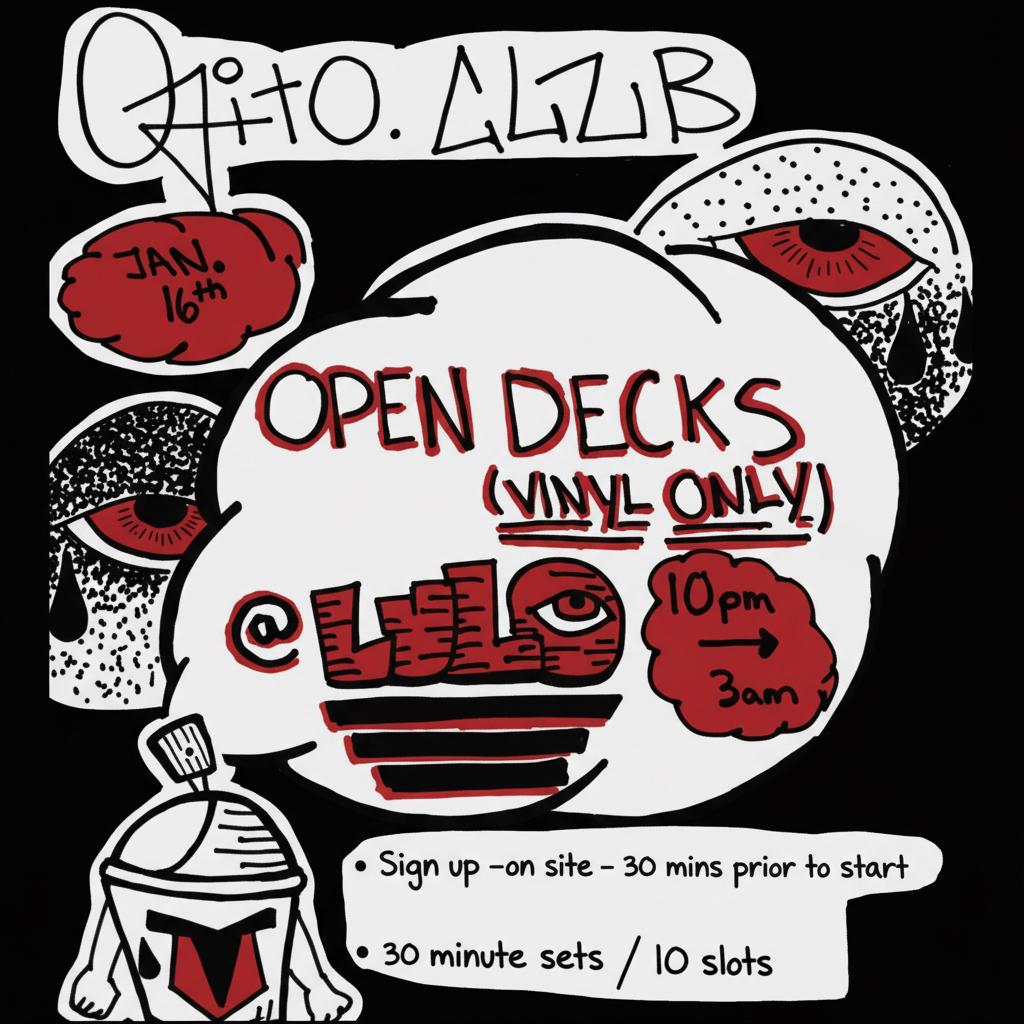 Ojito Club: Vinyl Only Open Decks