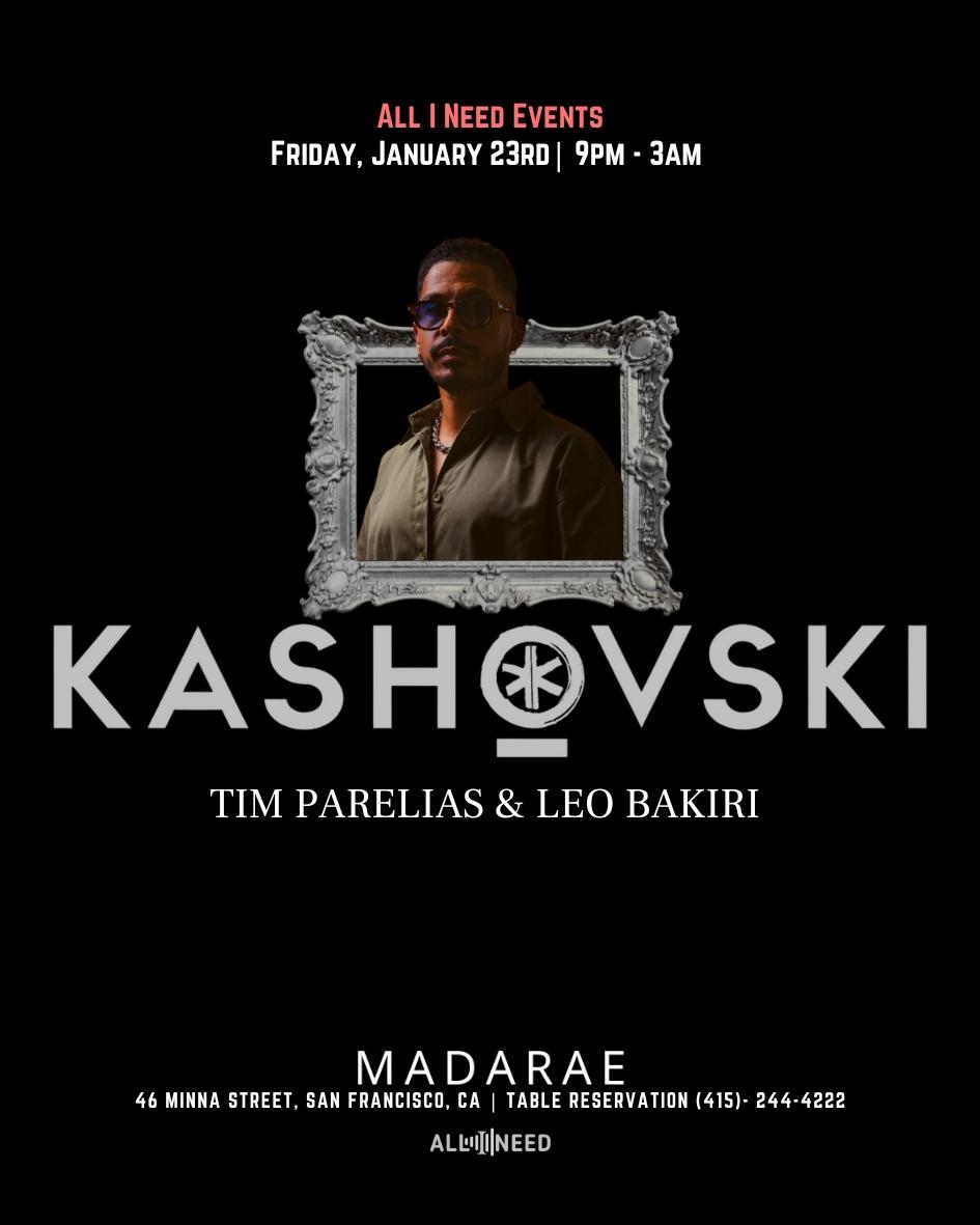 Kashovski ( Afro House )At Madarae