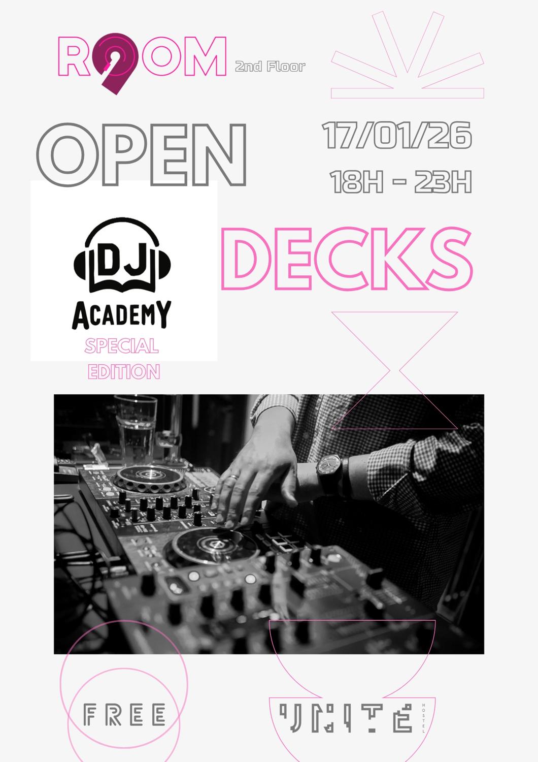 Tardeo: Open Deck Sessions Dj Academy Bcn Especial Edition In Room9