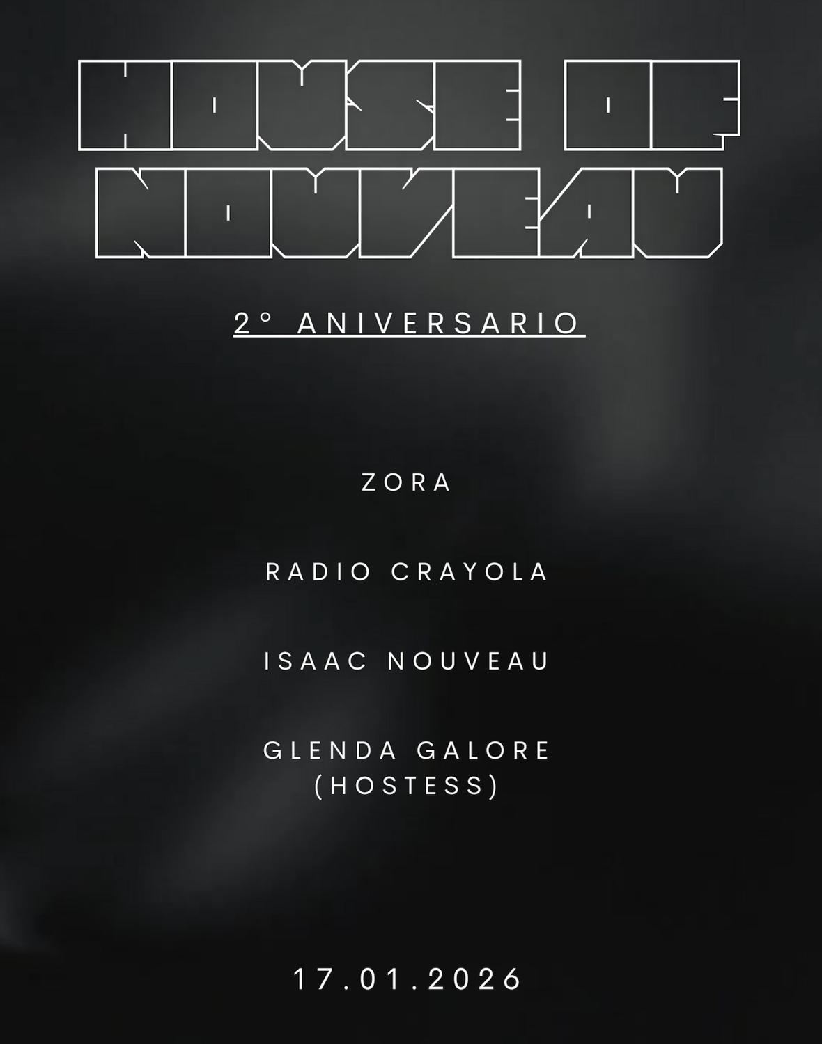 House Of Nouveu 2Do Aniversario