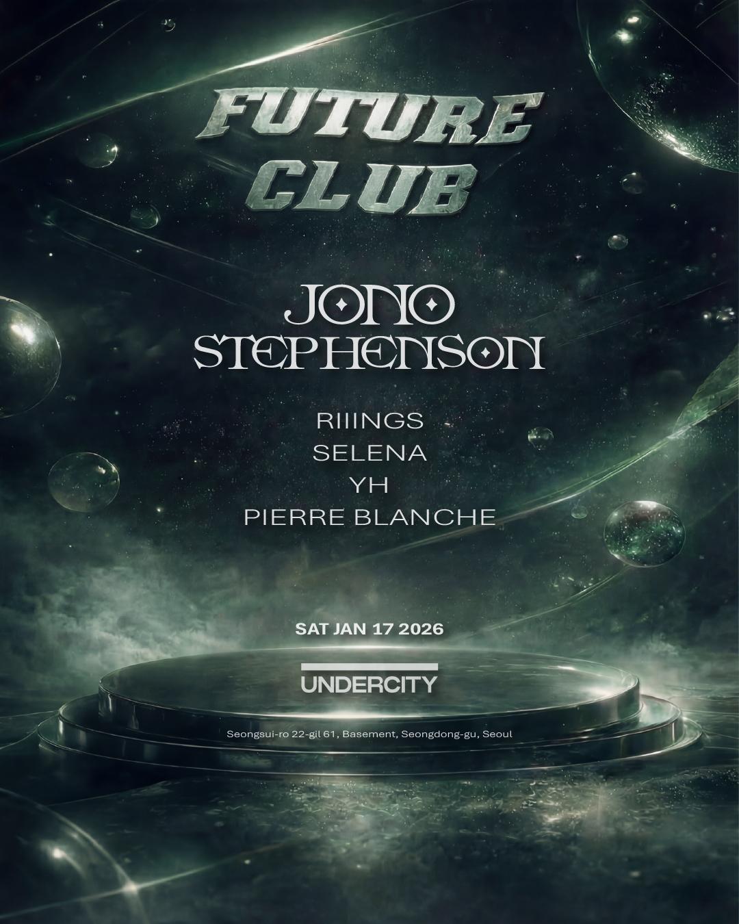 Future Club Presents Jono Stephenson