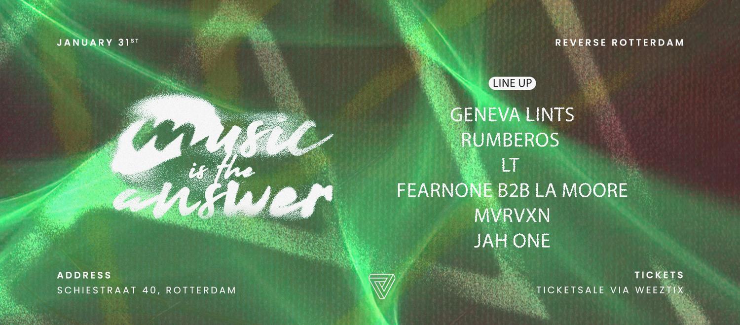 Music Is The Answer Kick Of 2026 On 31St January