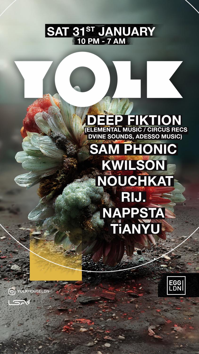 Yolk: House & Tech-House (Saturday Special) At Egg Ldn