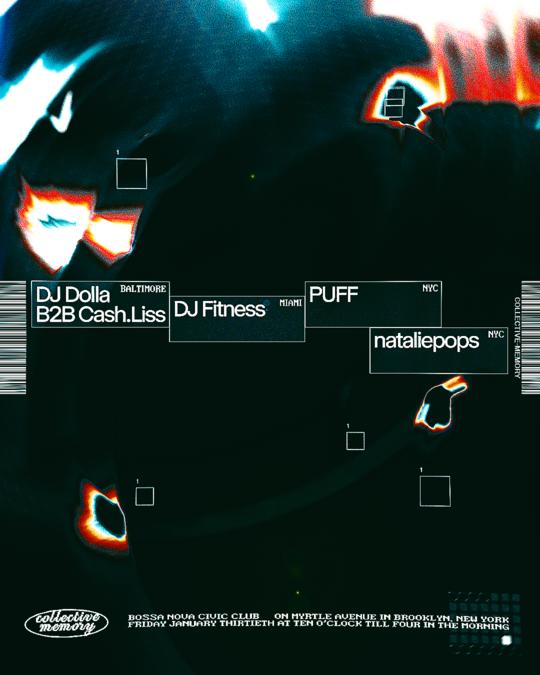 Collective Memory W/ Dj Fitness, Dj Dolla B2B Cash.Liss