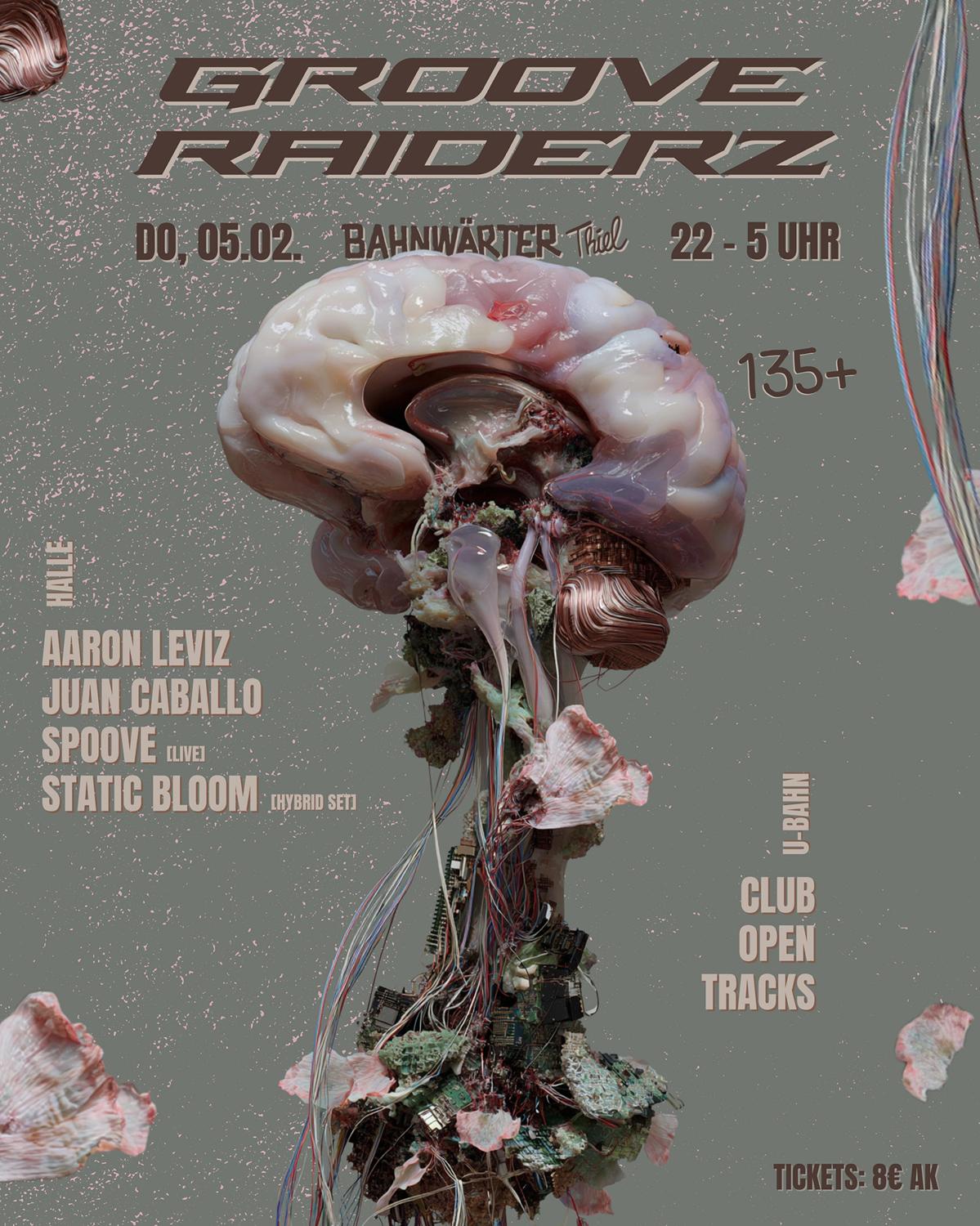 135+ Mit Grooveraiderz & Club Open Tracks |&nbsp;Bahnwärter Thiel