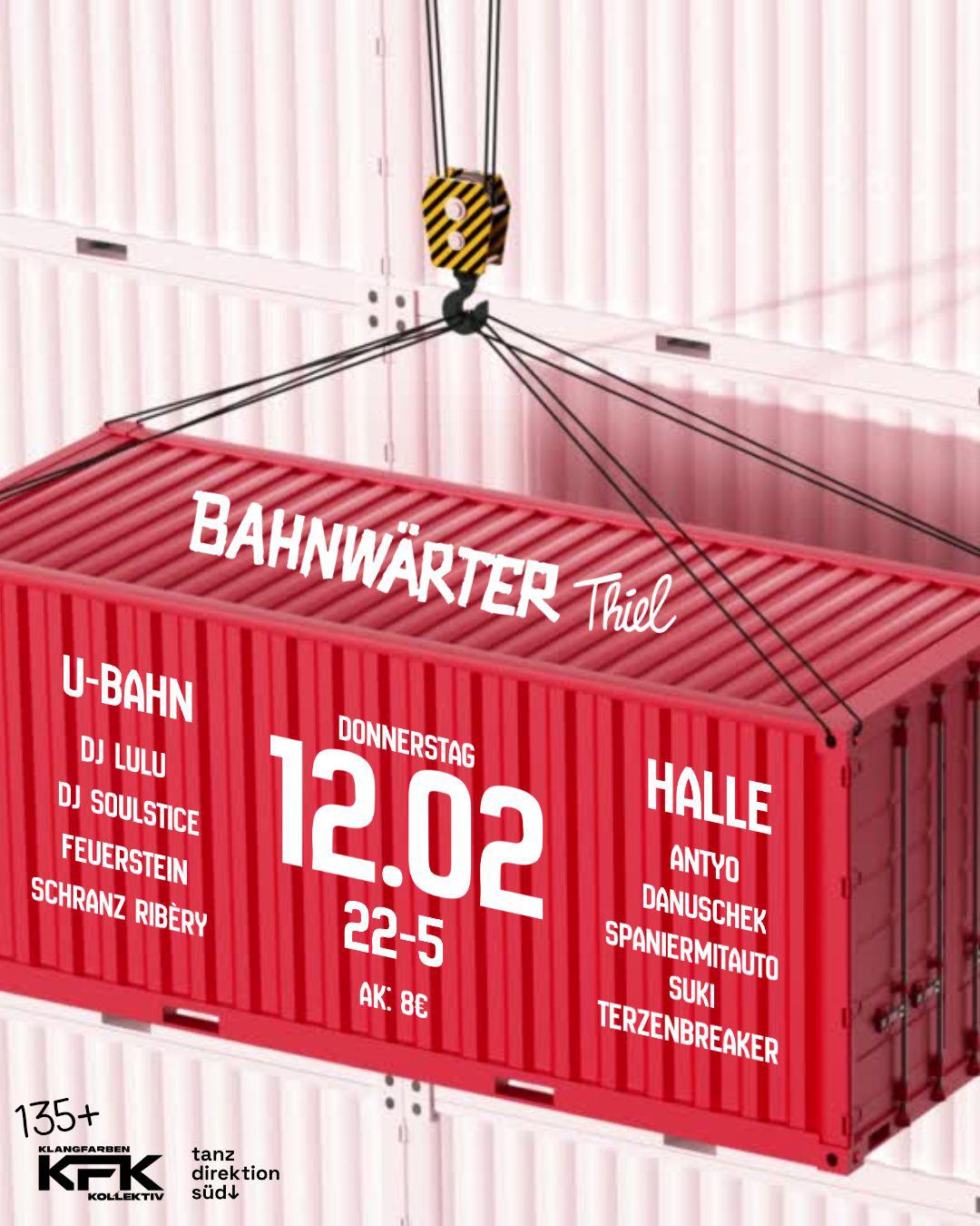 135+ Mit Klangfarben & Tanzdirektion Süd |&nbsp;Bahnwärter Thiel