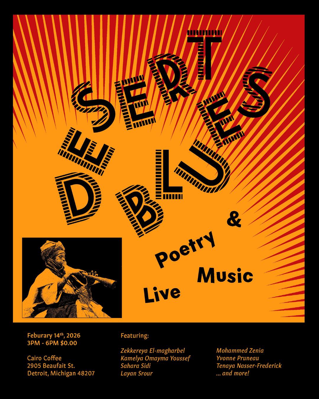 Desert Blues - Poetry & Live Music