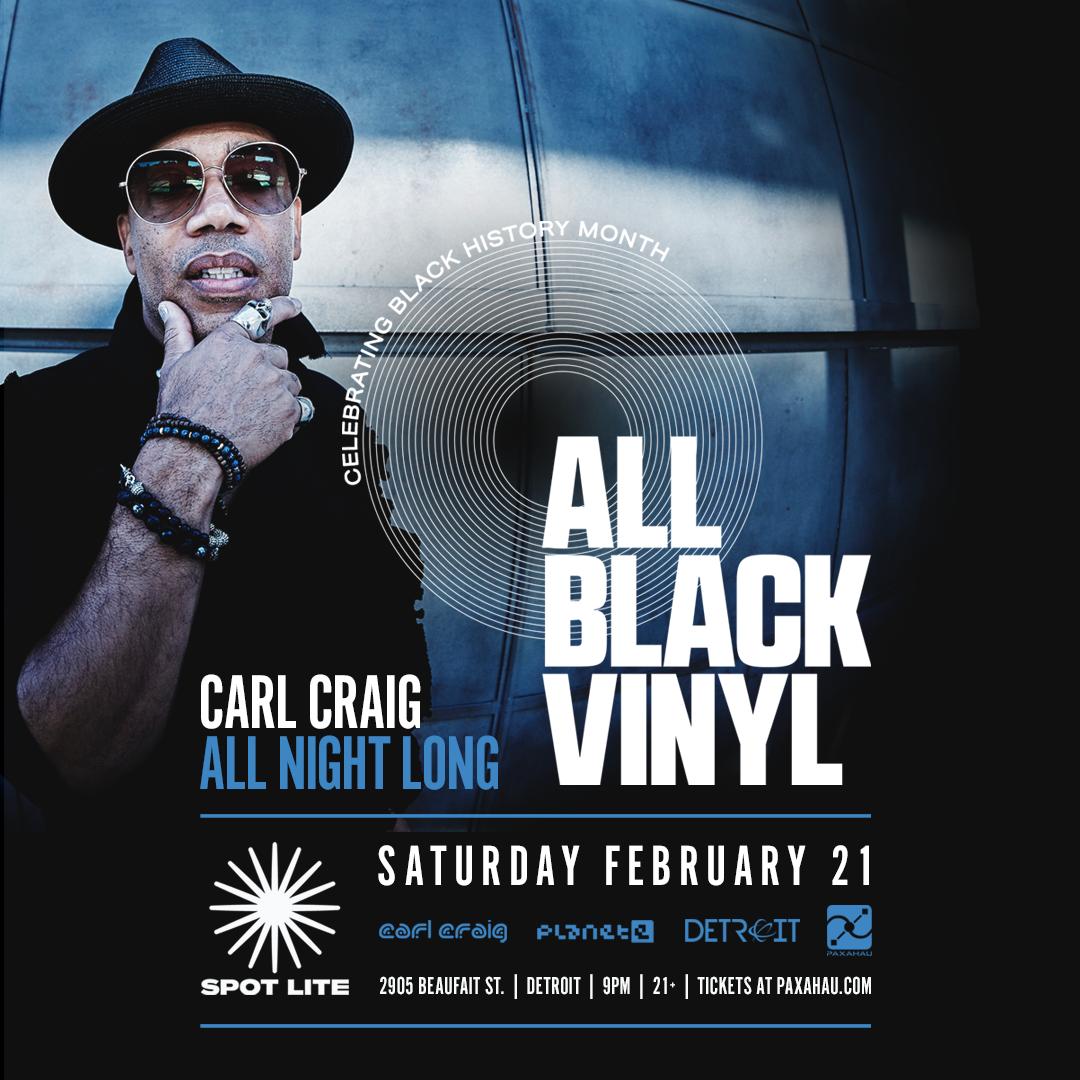 Carl Craig - All Black Vinyl