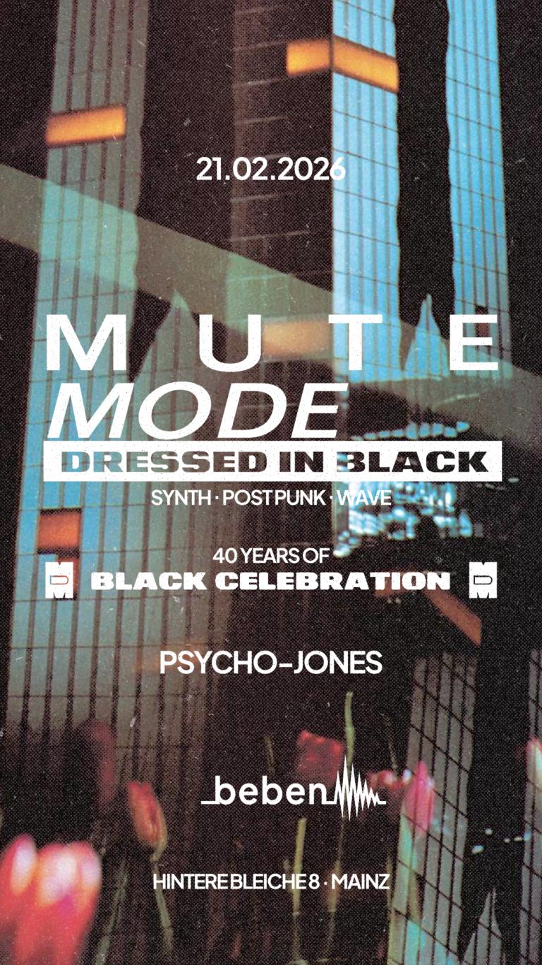 Mute Mode - Synthpop Allniter: Psycho-Jones