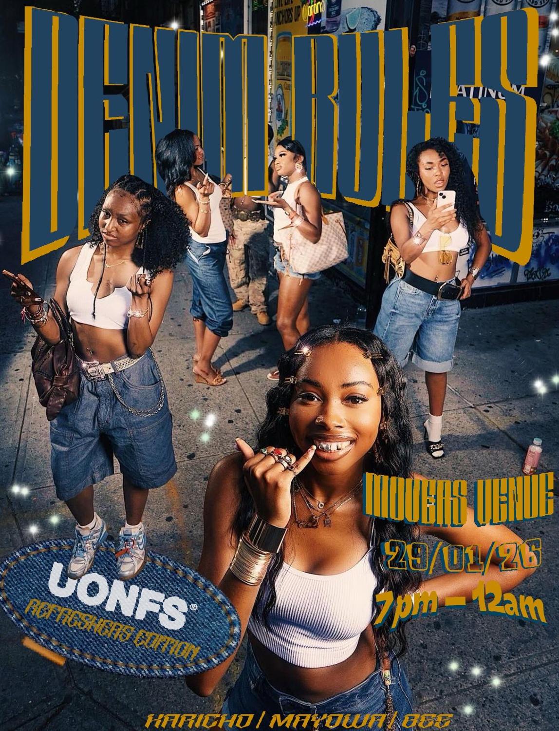 Uonfs Denim Rules (Refreshers Party)