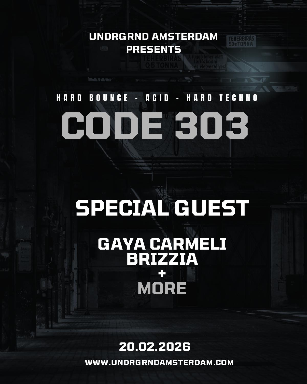 Code 303 X Undrgrnd