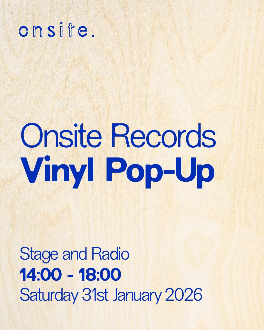 Onsite Records: Vinyl Pop-Up