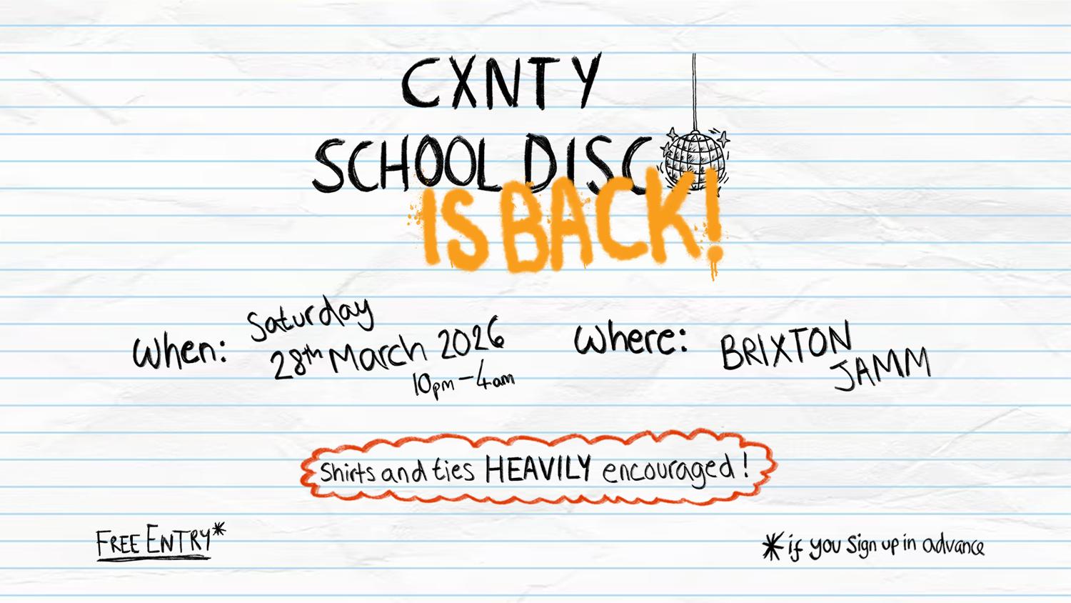 The Cxnty School Disco