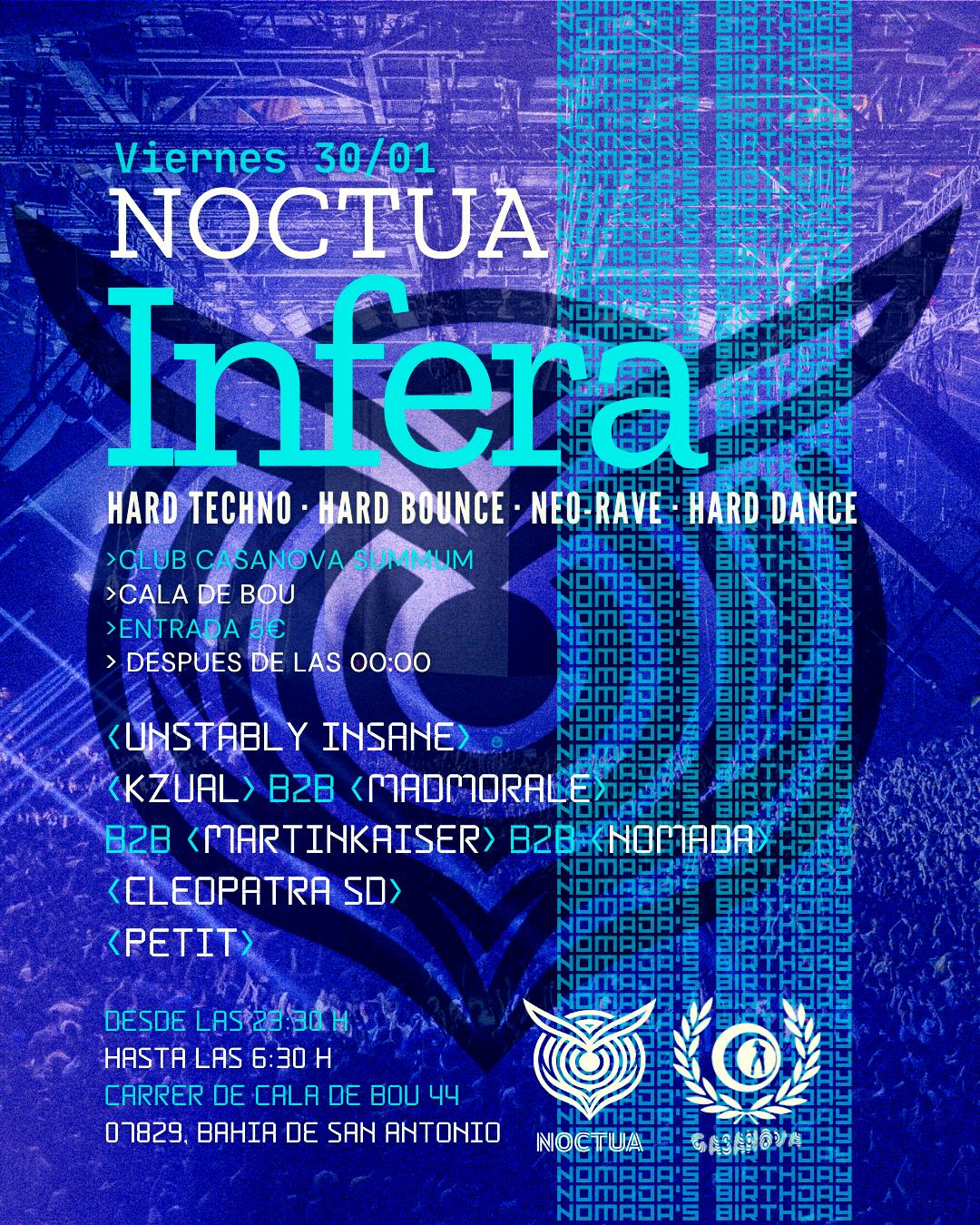 Noctua Infera Vi // Hard Techno // 5€ At The Door