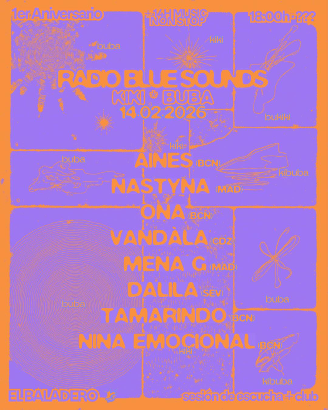 1º Aniversario Radio Blue Sounds - Kiki · Buba