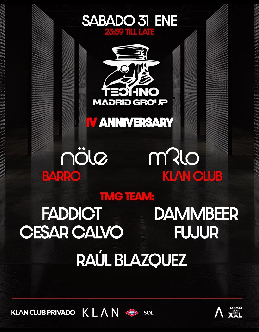 Techno Madrid Group Iv Aniversario