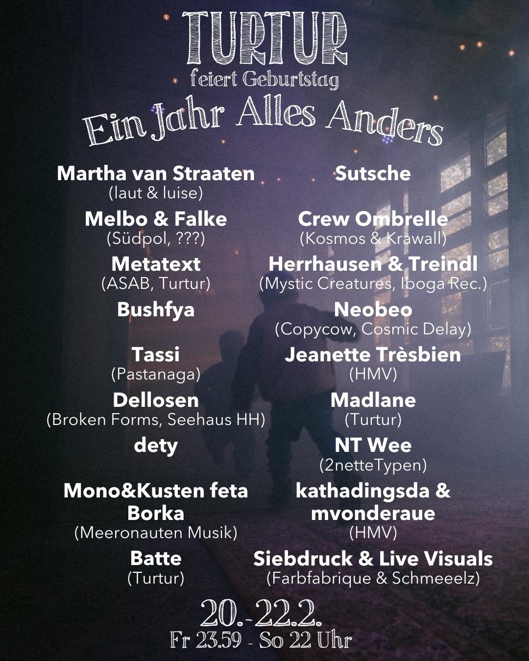 Ein Jahr Alles Anders - Turtur Feiert Geburtstag