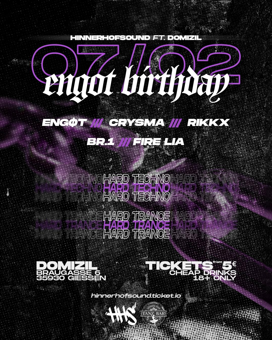 Hhs X Domizil - Engфt Birthday