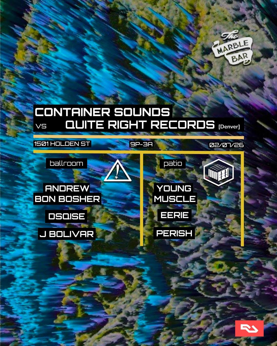 Container Sounds Vs. Quite Right Records