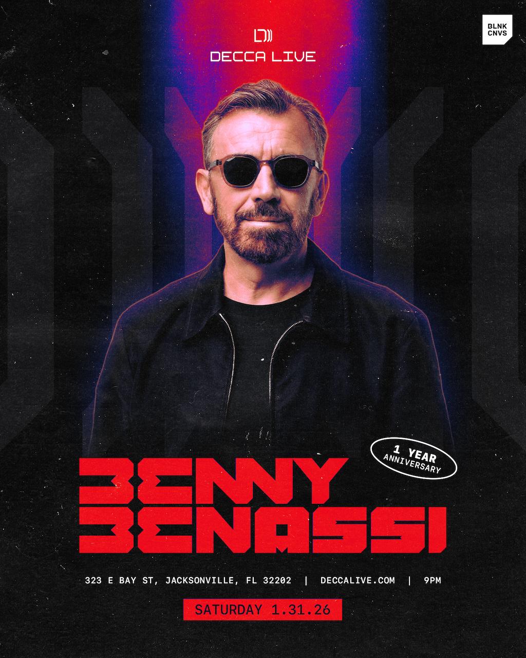 Decca Live'S 1 Year Anniversary With Benny Benassi