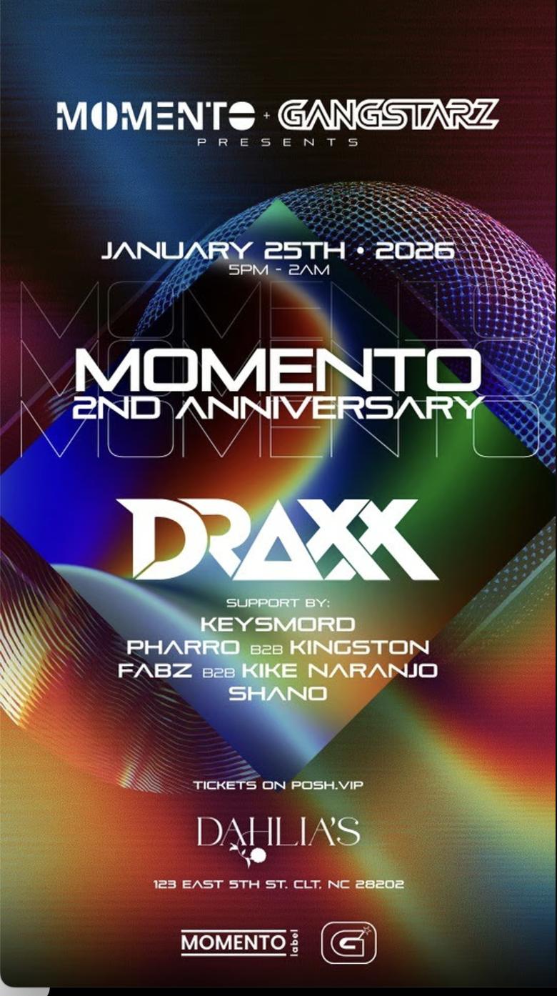 Gangstarz X Momento Presents - Draxx