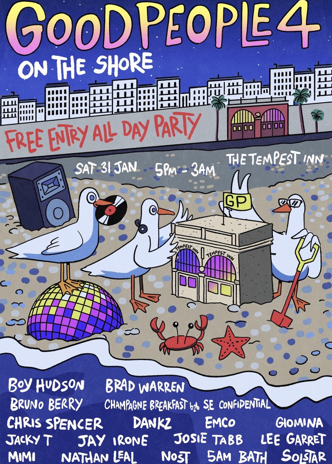 Good People Vol Iv: On The Shore - House Music Free Entry At Tempest