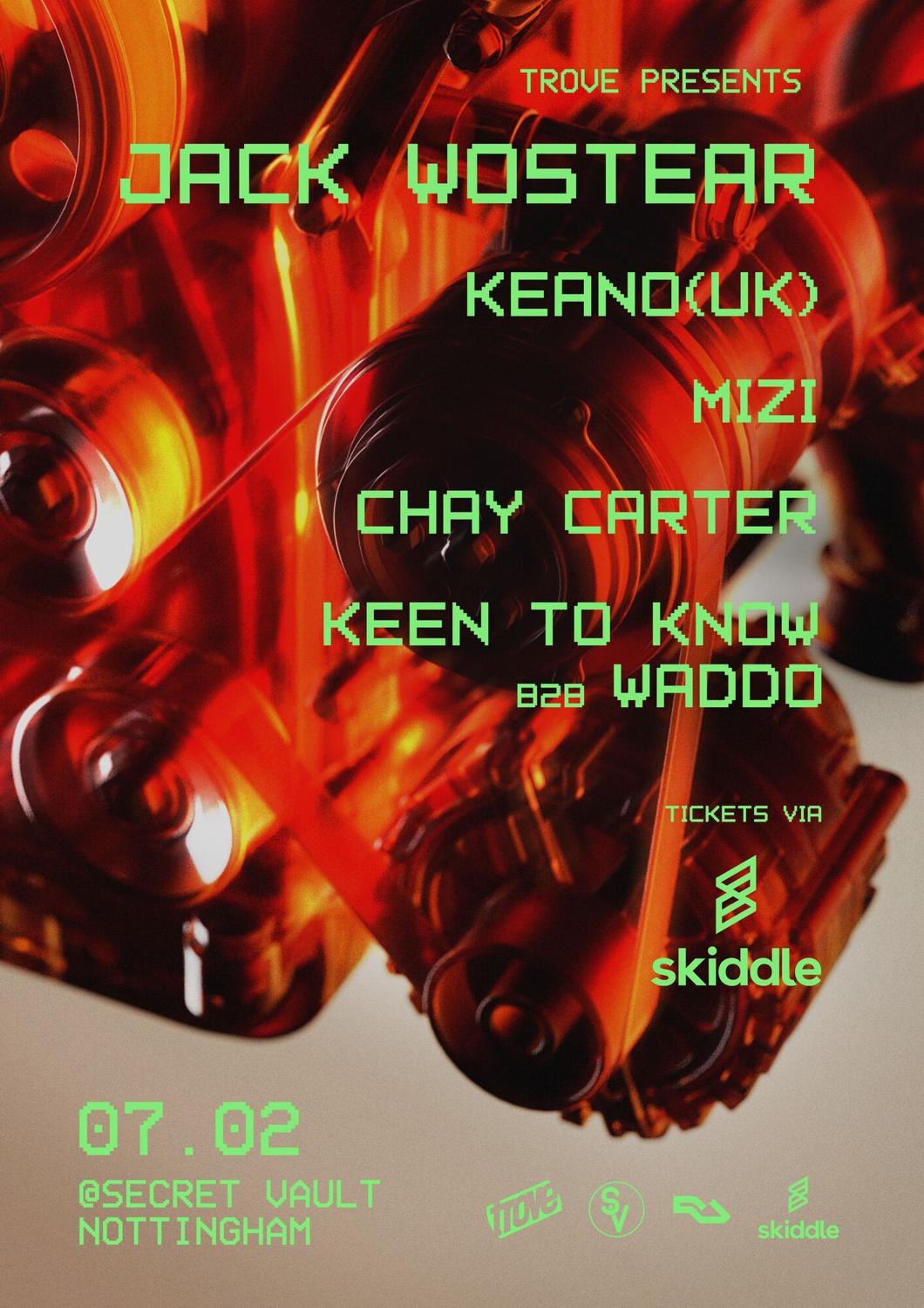 Trove Records Presents Jack Wostear