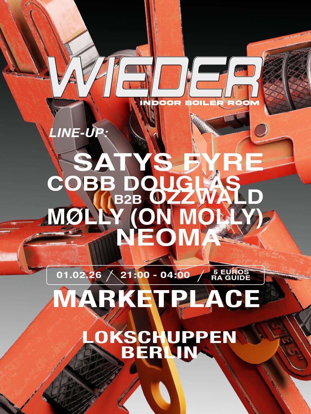Wieder: Boiler Room Setup + Marketplace