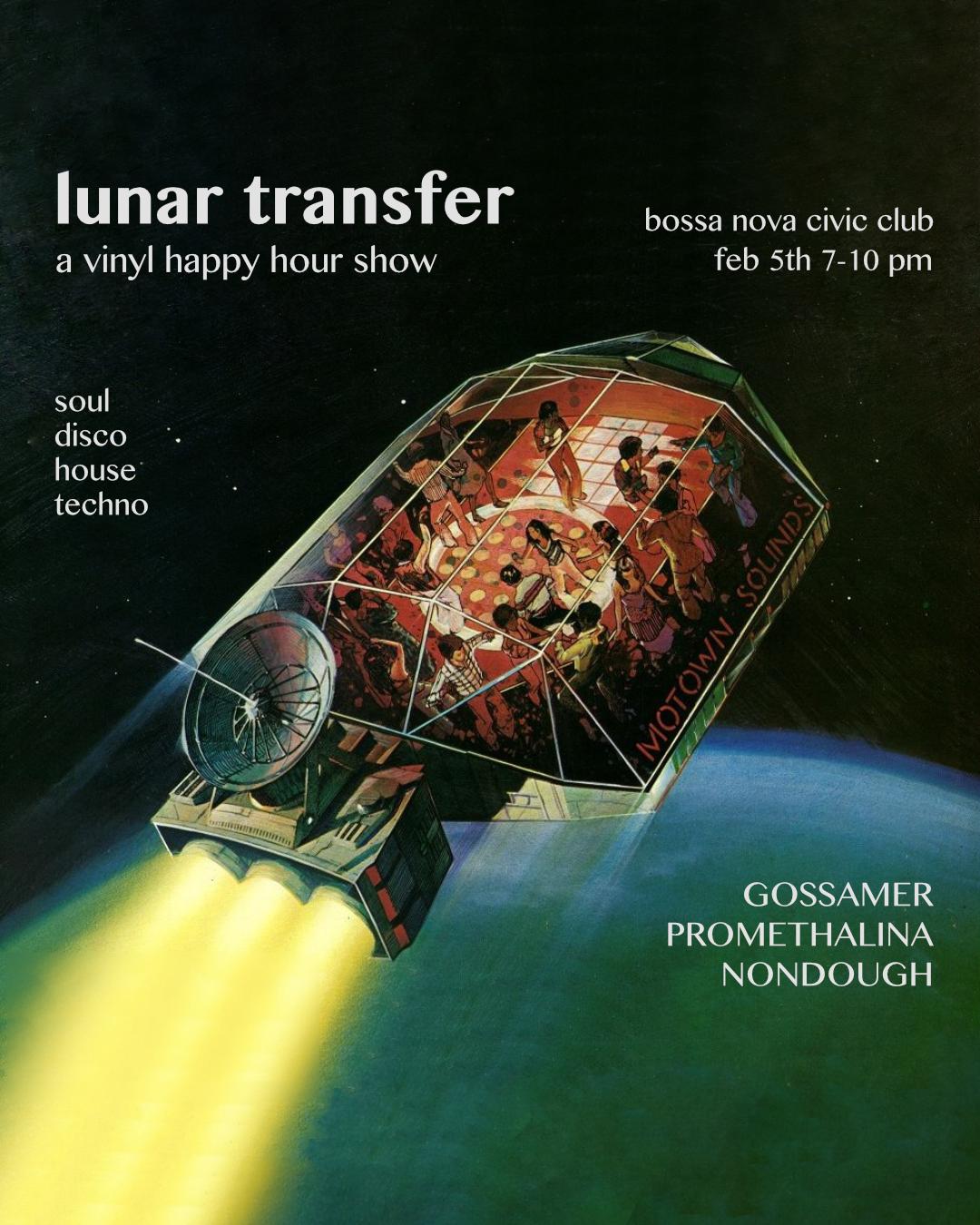 Happy Hour: Lunar Transfer (Vinyl Show)