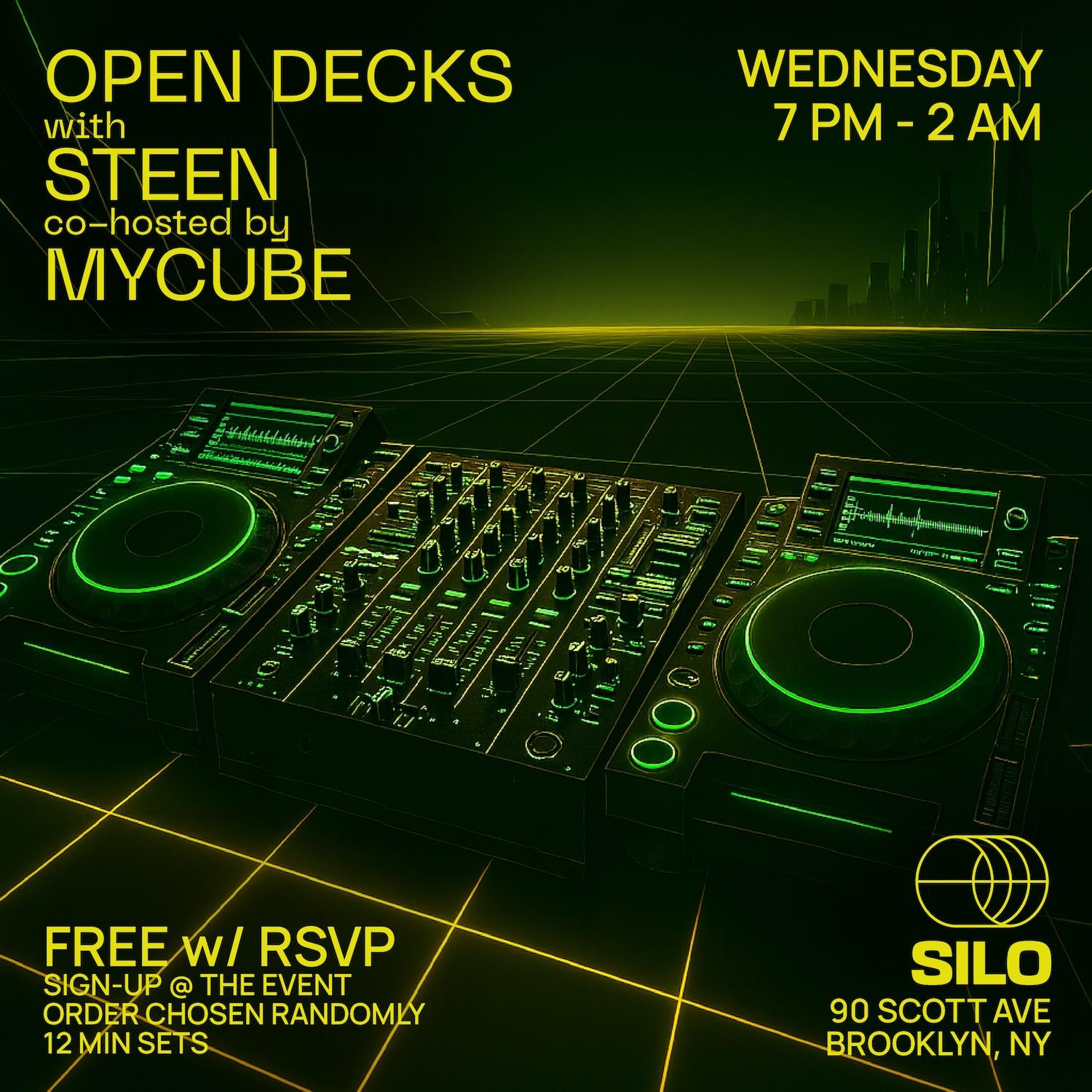 Open Decks With Steen And Mycube