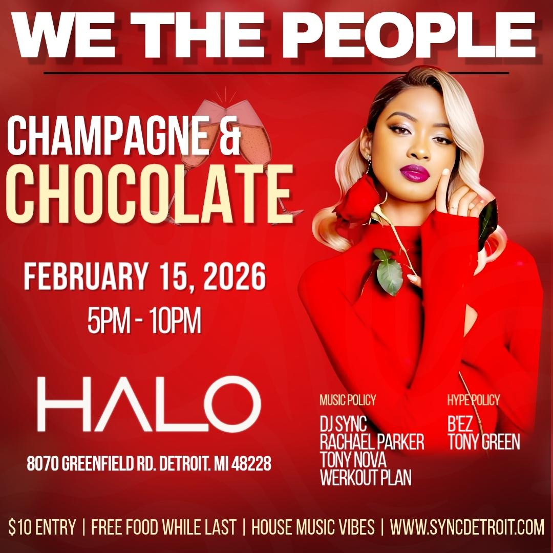 Champagne & Chocolate At Halo