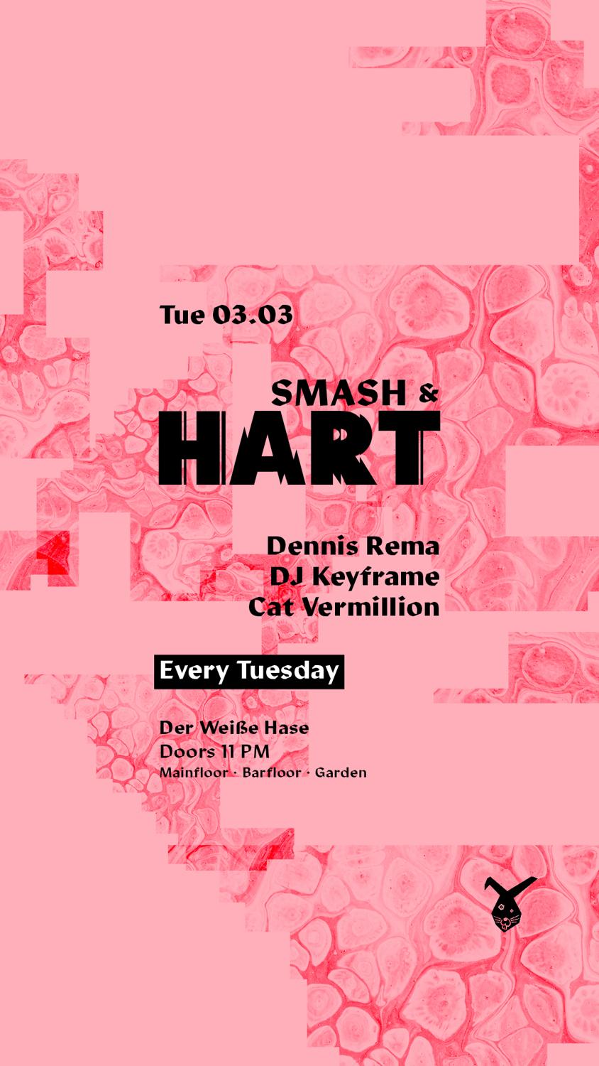 Smash & Hart ◢◤ Tuesday Rave [Free Entry Until Midnight*]