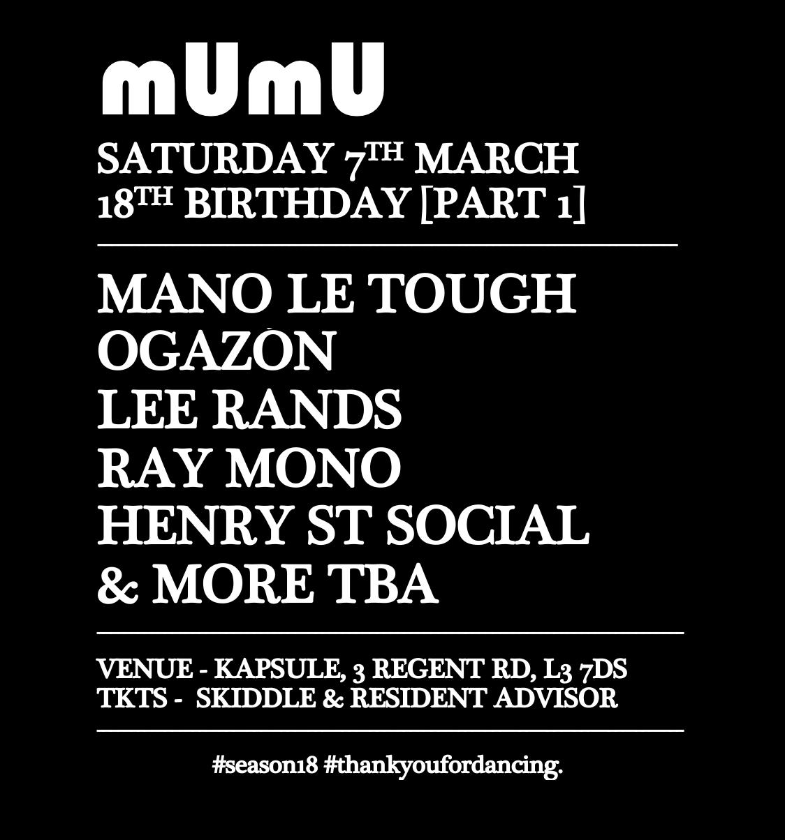 Mumu 18Th Birthday [Part 1] Mano Le Tough & Ogazón 