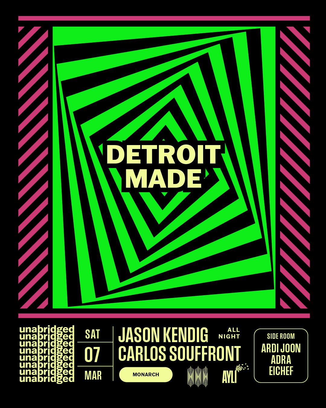 Ayli And Monarch Present Jason Kendig, Carlos Souffront