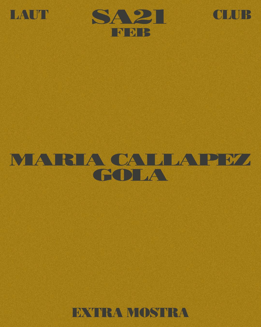 Extramostra: Maria Callapez, Gola