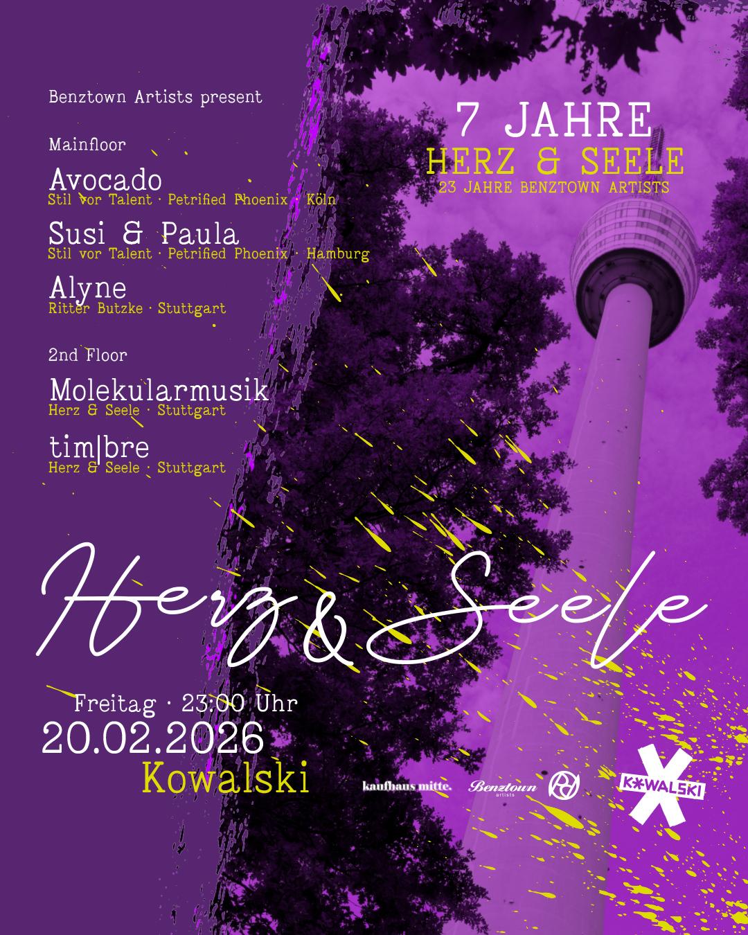 7 Jahre Herz & Seele – Jubiläumsnacht Im Kowalski