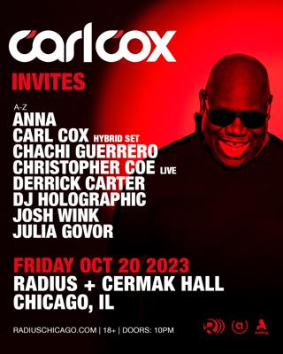 Carl Cox Invites