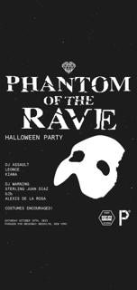 Halloween: The Phantom Of The Rave: Dj Assault + Leonce + More
