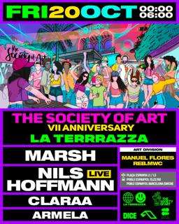 The Society Of Art Vii Anniversary With Marsh & Nils Hoffmann Live