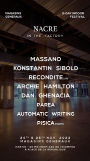 Nacre In The Factory - 2 Day Indoor Festival
