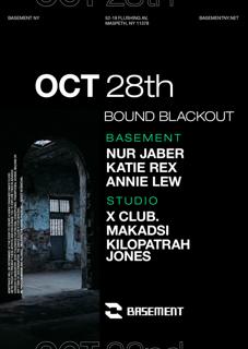 Bound Blackout: Nur Jaber / Katie Rex / Annie Lew / X Club. / Makadsi / Kilopatrah Jones 