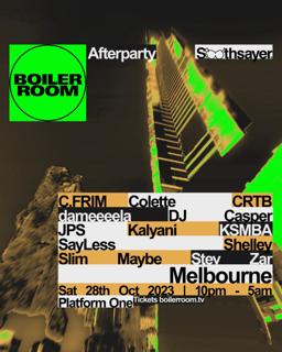 Boiler Room: Melbourne Afterparty (Saturday Night)
